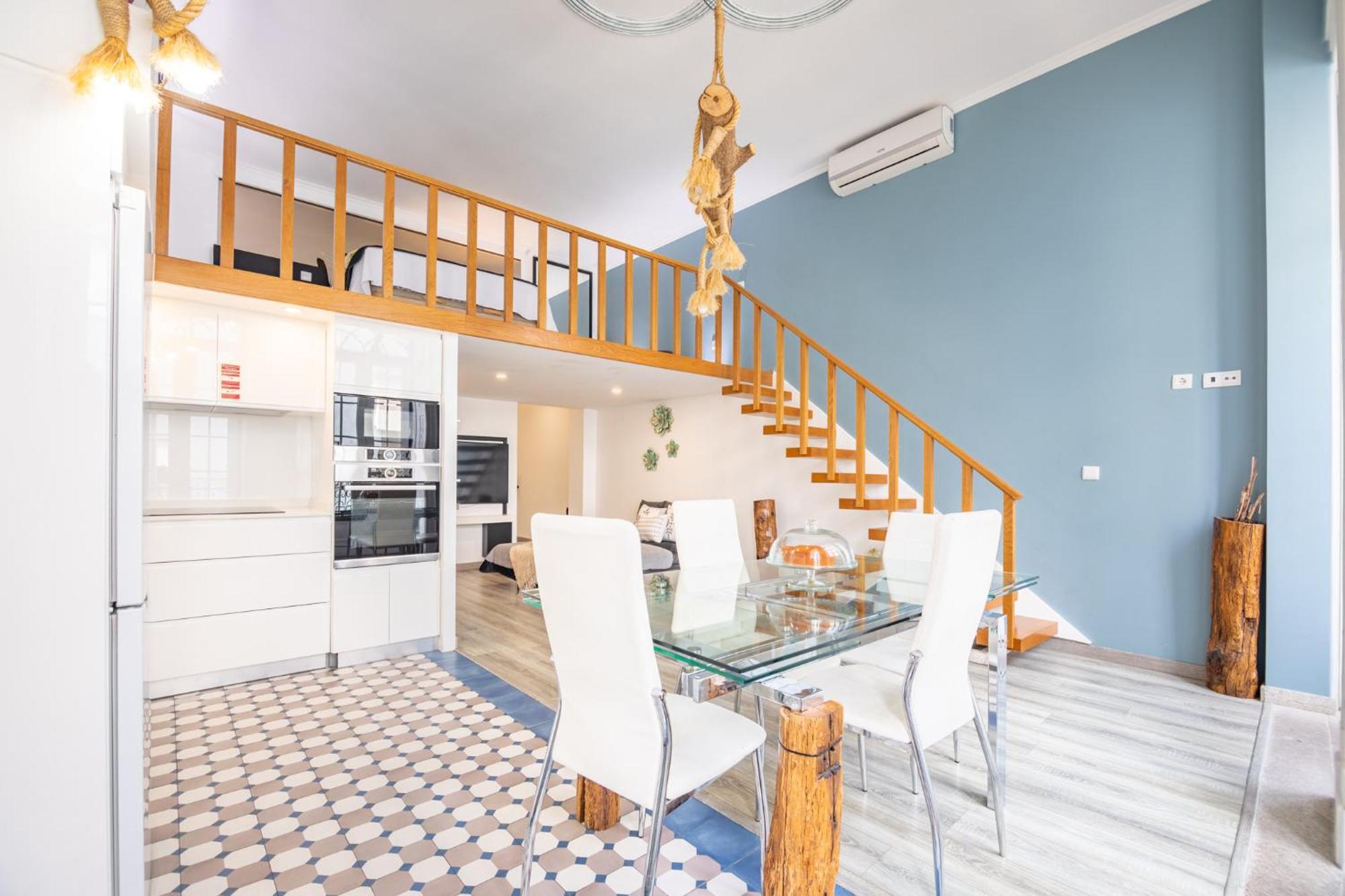 Ferienwohnung Deluxe Spacious Flats w Mezzanine by Host Wise Porto Zimmer foto